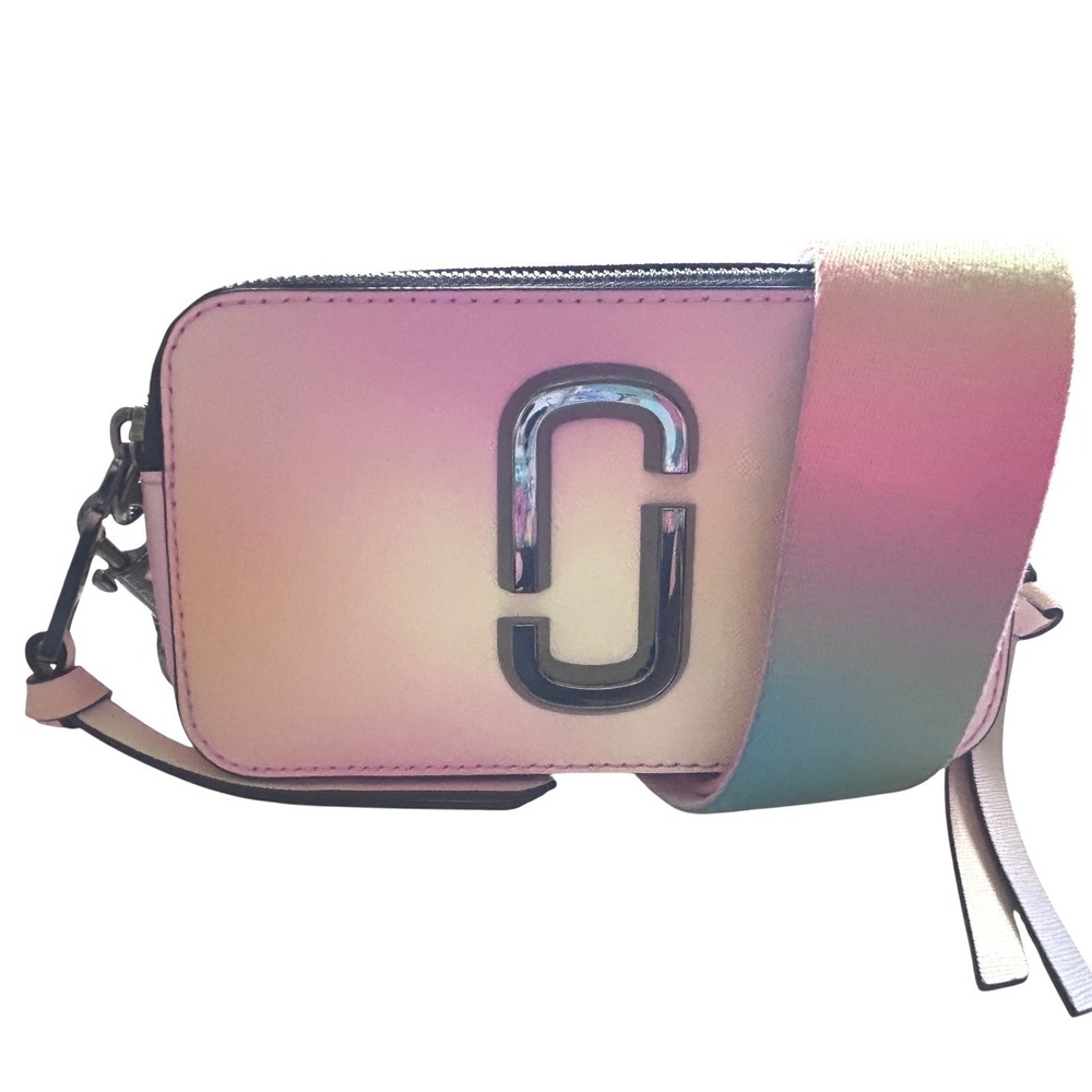 Marc Jacobs Snapshot Ombre Iridescent Rainbow Camera‎ Bag Crossbody